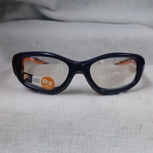 RXNWT Liberty Sport Rec Specs Slam #643 Navy Blue & Orange F8 RXable